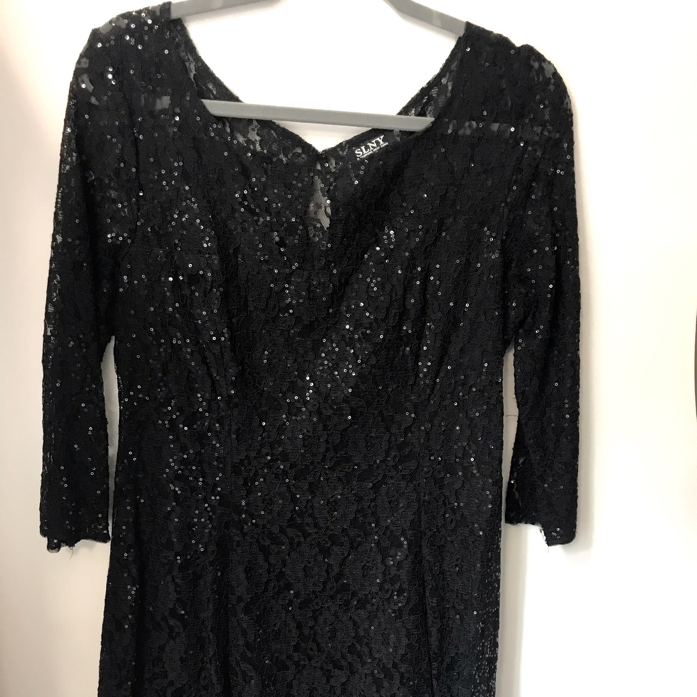 SLNY Fashions embellished cocktail dress size 14